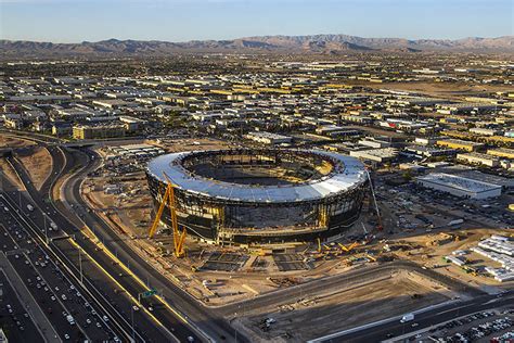 Raiders New Stadium In Las Vegas On Schedule Within Budget