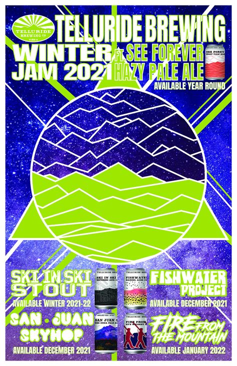 Telluride Brewing Announces Winter Jam 2021 Beer Lineup | Brewbound
