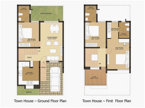 Duplex Home Plans Indian Style House Decor Concept Ideas