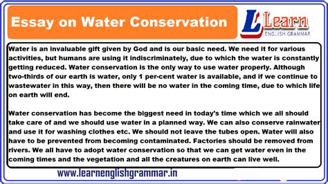 3.000 maupun sekitar 43 juta rupiah. Essay on Water Conservation in English for Class 1 to 12 ...