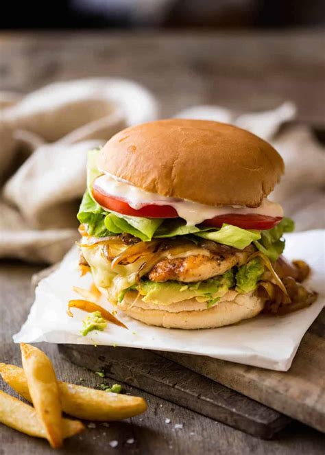 Quick and easy burger recipe. Chicken Burger! | RecipeTin Eats