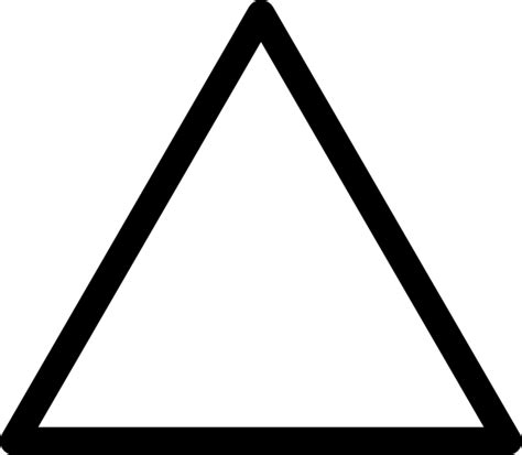 Black Triangle Clip Art At Vector Clip Art Online Royalty