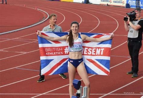 amy hunt wins 200m and 4 x 100m gold at athlete hunt time in germany
