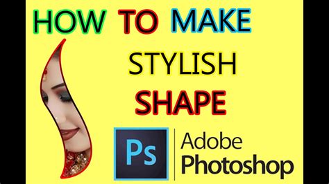 How To Make Stylish Shape In Photoshop Youtube
