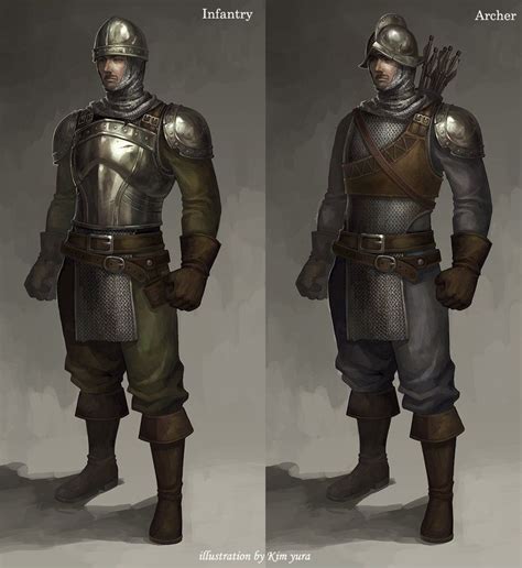 The Medieval Soldiers By Goddessmechanic On Deviantart Concept Art