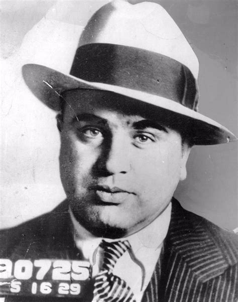 Al Capone Mug Shot Portrait Glossy Poster Picture Photo Mugshot Mafia