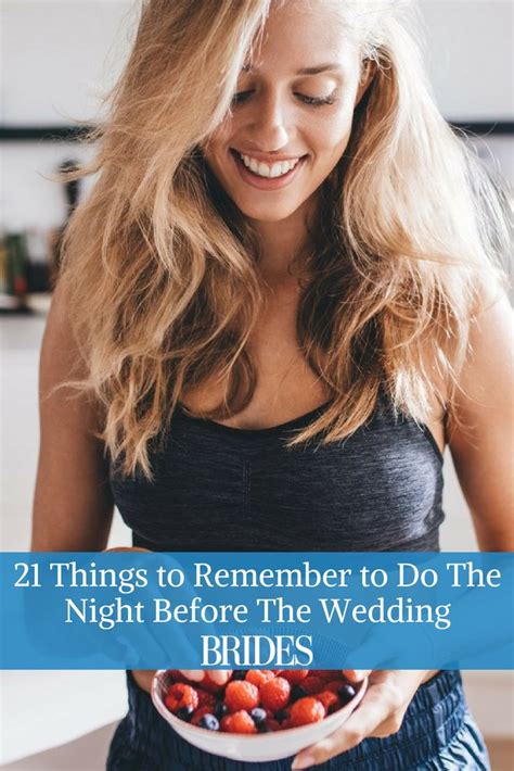 26 Things To Do The Night Before Your Wedding Night Before Wedding Wedding Wedding Jitters