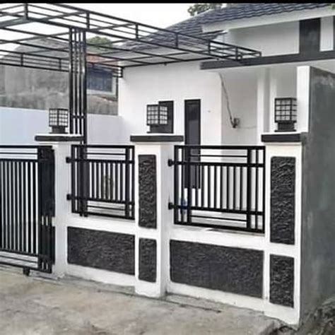 Maybe you would like to learn more about one of these? Jual pagar besi minimalis - Kota Bekasi - QienanDecor ...