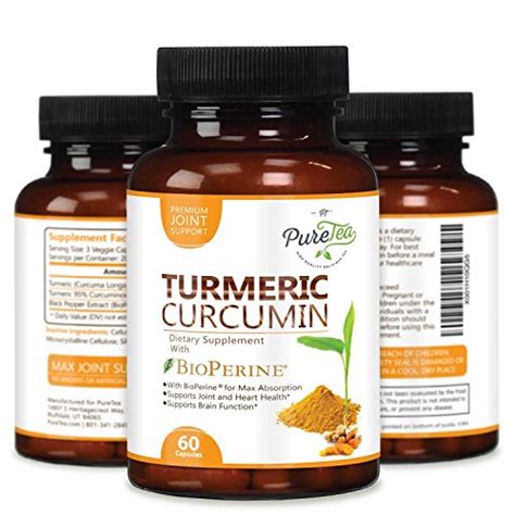 Turmeric Curcumin Max Potency Curcuminoids Mg With Bioperine