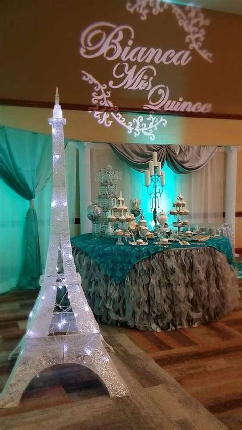 French Parisian Quinceañera Party Ideas French Parisian Party Ideas