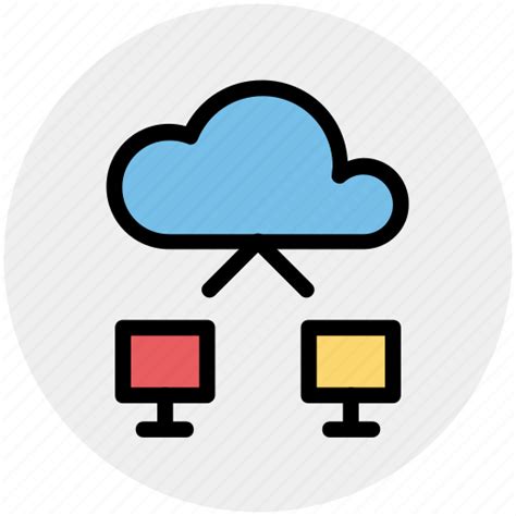 Cloud, cloud computing, cloud networking, networking, system, technology icon