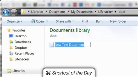Quickly Create A New Text Document Anywhere With The Right