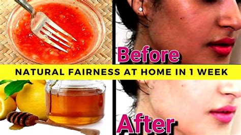How To Get Fair Skin At Home In 1 Week Natural Skin Whitening
