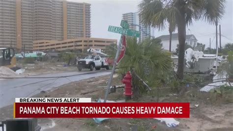Tornado Damages Panama City Beach Youtube