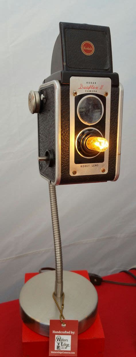 Vintage Kodak Duaflex Ii Camera Lamp C1950 Requires Candelabra Bulb