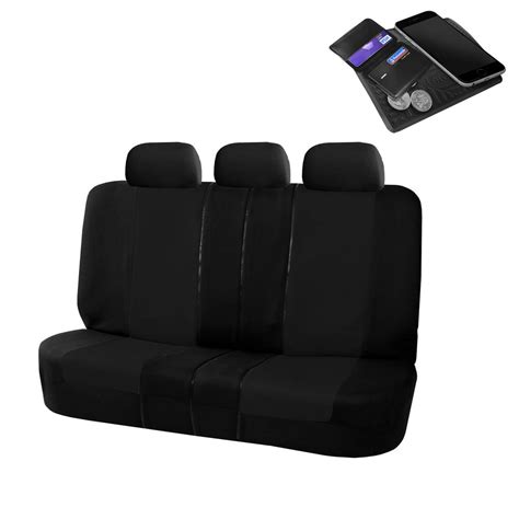 Fh Group 52 In X 58 In X 1 In Flat Cloth Split Bench Rear Seat Cover