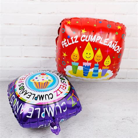 Spanish Happy Birthday Foil Balloons 20pcs 18inch Feliz Cumpleanos