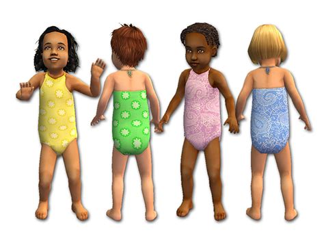 Mod The Sims Toddlers Swimwear Collection Fixed Mesh 032709