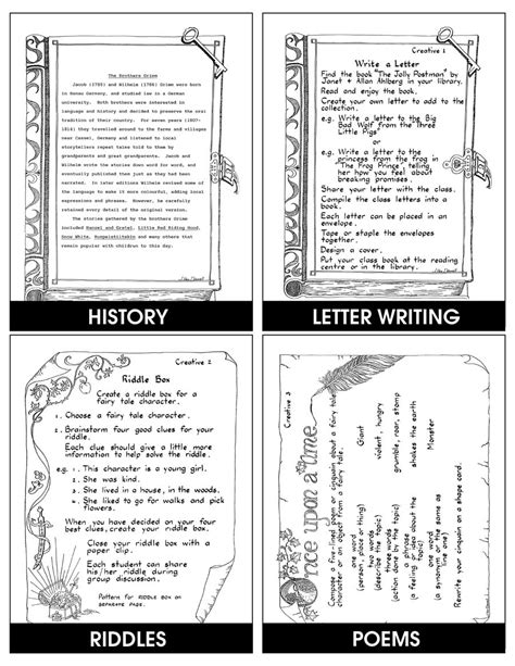 Fairy Tale Time Grades 3 To 6 Ebook Lesson Plan Rainbow Horizons