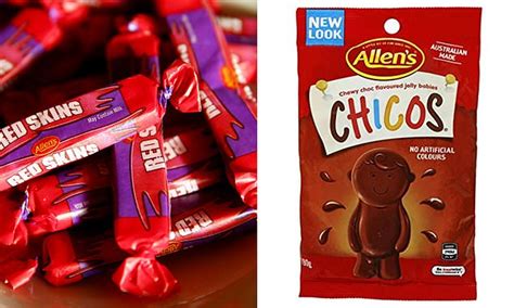 Nestle has settled on new names for two allen's lollies products out of respect for those who might feel marginalised by them. Lolly giant Allen's announces new names for old favourites Redskins and Chicos