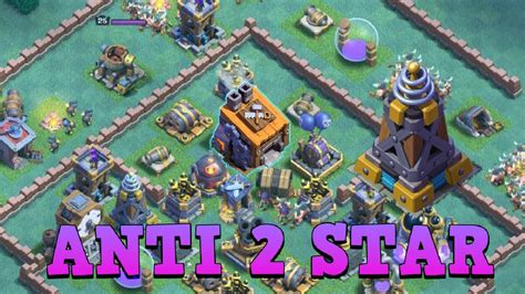 Best Builder Hall 8 Base Layout W Replay Bh8 Anti 2 Star Base