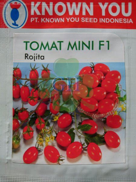 Jual Benih Bibit Tomat Mini Ceri Cherry F1 ROJITA By Known You Seed Di