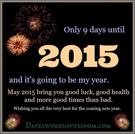 9 Days Until New Years 2015 Pictures Photos And Images For Facebook