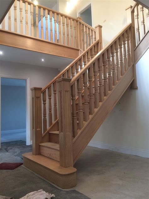 American White Oak Staircase Staircase Design Oak Stairs Stairs
