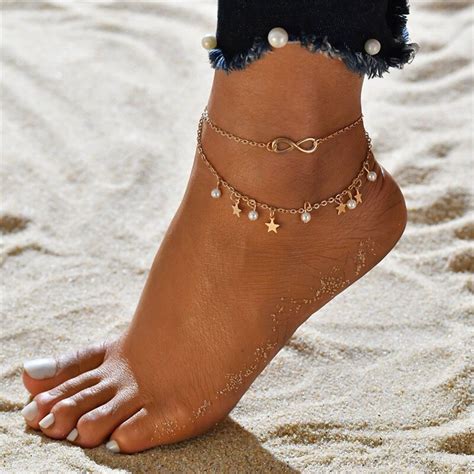 Zorcvens 2019 New Hot 1pc Hot Summer Beach Ankle Infinite Foot Jewelry
