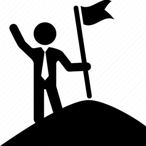 Achievement Flag Goal Mountain Succesful Success Top Icon Icon