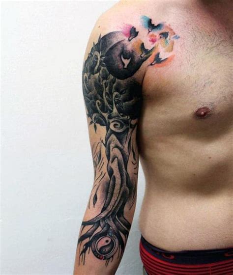 Having ideas to make the best tattoo is very important. 100 Tree Of Life Tattoo Designs For Men - Manly Ink Ideas