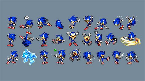 Sonic Advance 3 Sprite Sheet Super Sonic Sprite Sheet