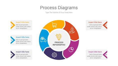 Process Flow Diagram Powerpoint Template In 2021 Process Flow Diagram