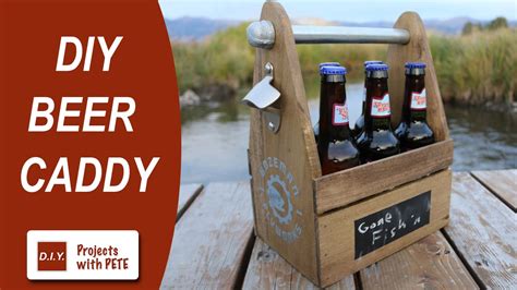 How To Make A Beer Caddy Diy Six Pack Carrier Youtube