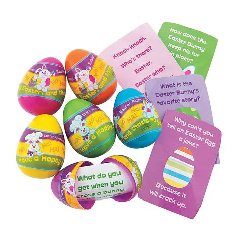 Joke-Filled Plastic Easter Eggs - 12 Pc. | Easter eggs, Plastic easter eggs, Easter egg decorating