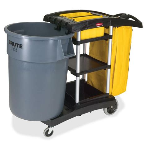 Rubbermaid 9t7200bk Rubbermaid High Capacity Cleaning Cart