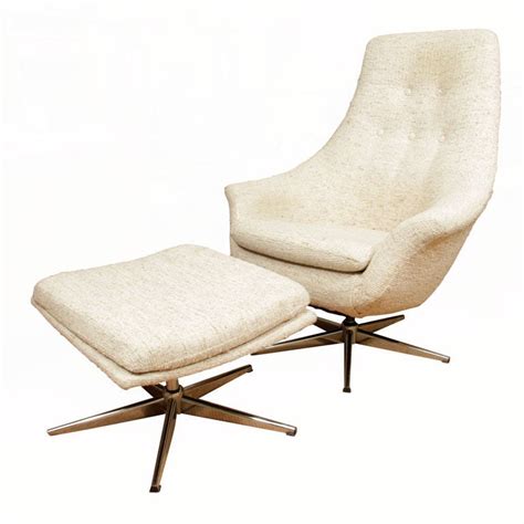 Our classic lounge chair replica is a replica. Mid Century Danish Swivel Lounge Chair and Ottoman at 1stdibs
