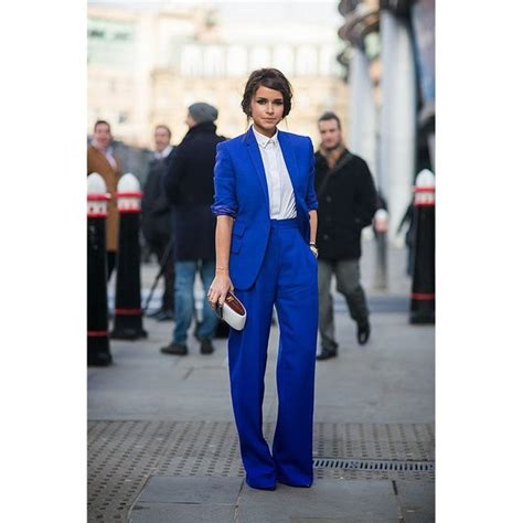 New Womens Royal Blue Formal Pants Suits For Weddings Tuxedo Ladies