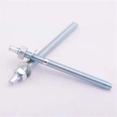 Hexagon Head Mild Steel Chemical Anchor Bolt Thickness 4 Mm Size 3