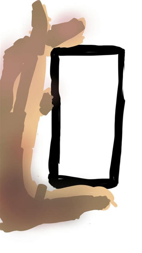 Hand Holding Phone Sketch By Avasquezart On Deviantart