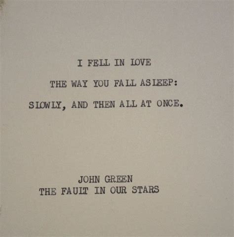 The Fault In Our Stars 2 Hazel Grace Typewriter Quote On 5x7 Cardstock