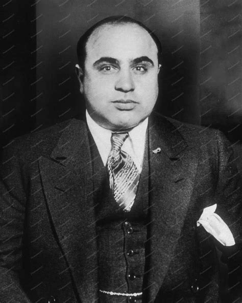 Al Capone Around 1935 Vintage 8x10 Reprint Of Old Photo Al Capone Old Photos Mug Shots