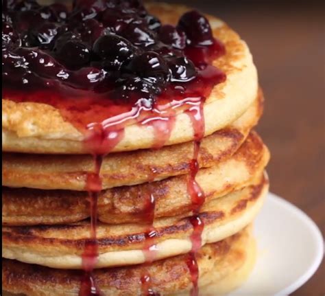 ¿conoces Esta Dulce Receta De Pancakes Veganos