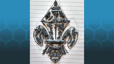 These Warhammer 40k Faction Icons Are Made From Leftover Bits