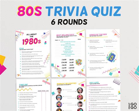 1980s Game Bundle 80s Trivia Quiz Born In The 80s Pub Quiz Etsy In 2021 Trivia Quiz Trivia