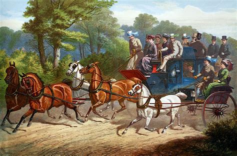 England Road Travel 1880 Painting By Granger