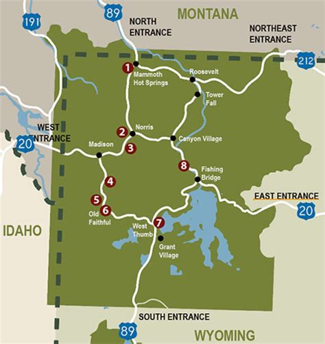 8 Best Yellowstone Geyser Basins And Map My Yellowstone Park Yellowstone Trip Where Is
