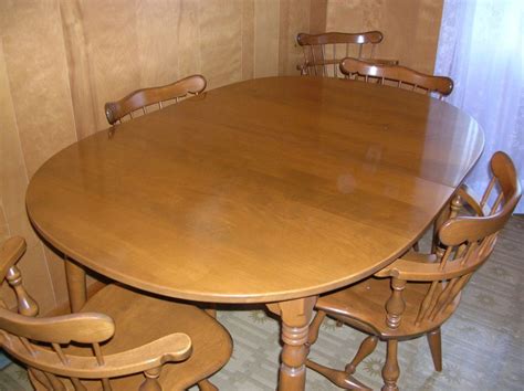 Ethan Allen Early American Maple dining room set, 9 pieces ...