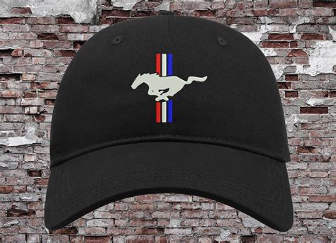 Ford Mustang Unisex Embroidered Baseball Cap Trucker Cap Hat Etsy