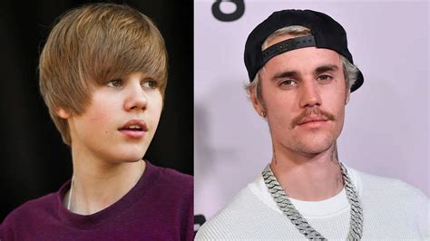 El cambio de Justin Bieber Antes y después